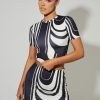 Shorts & Skirts Murci | Mini Skirt In Neutral Abstract