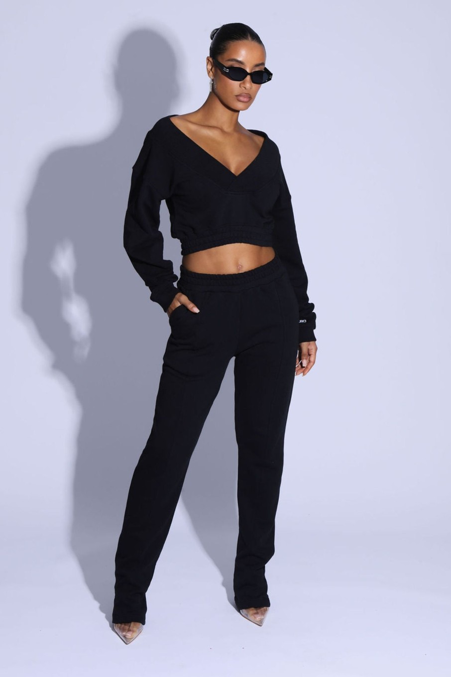 Loungewear Murci | Flare Jersey Jogger In Midnight Black