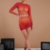 Dresses Murci | Orange Murci Print 2 Piece