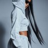 Tops Murci | Cropped Hoodie In Sky