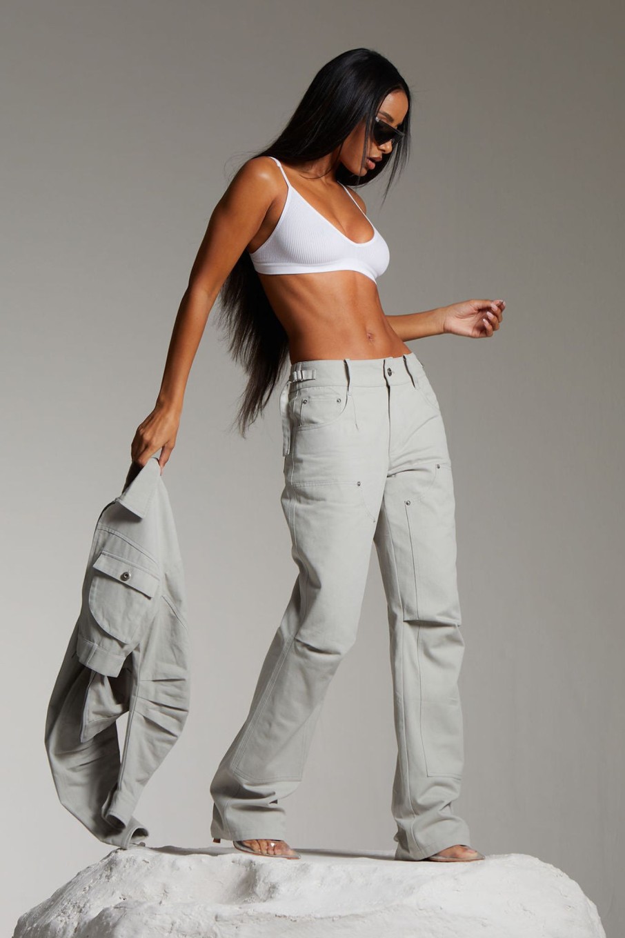 Trousers Murci | Cargo Pants In Moonlight